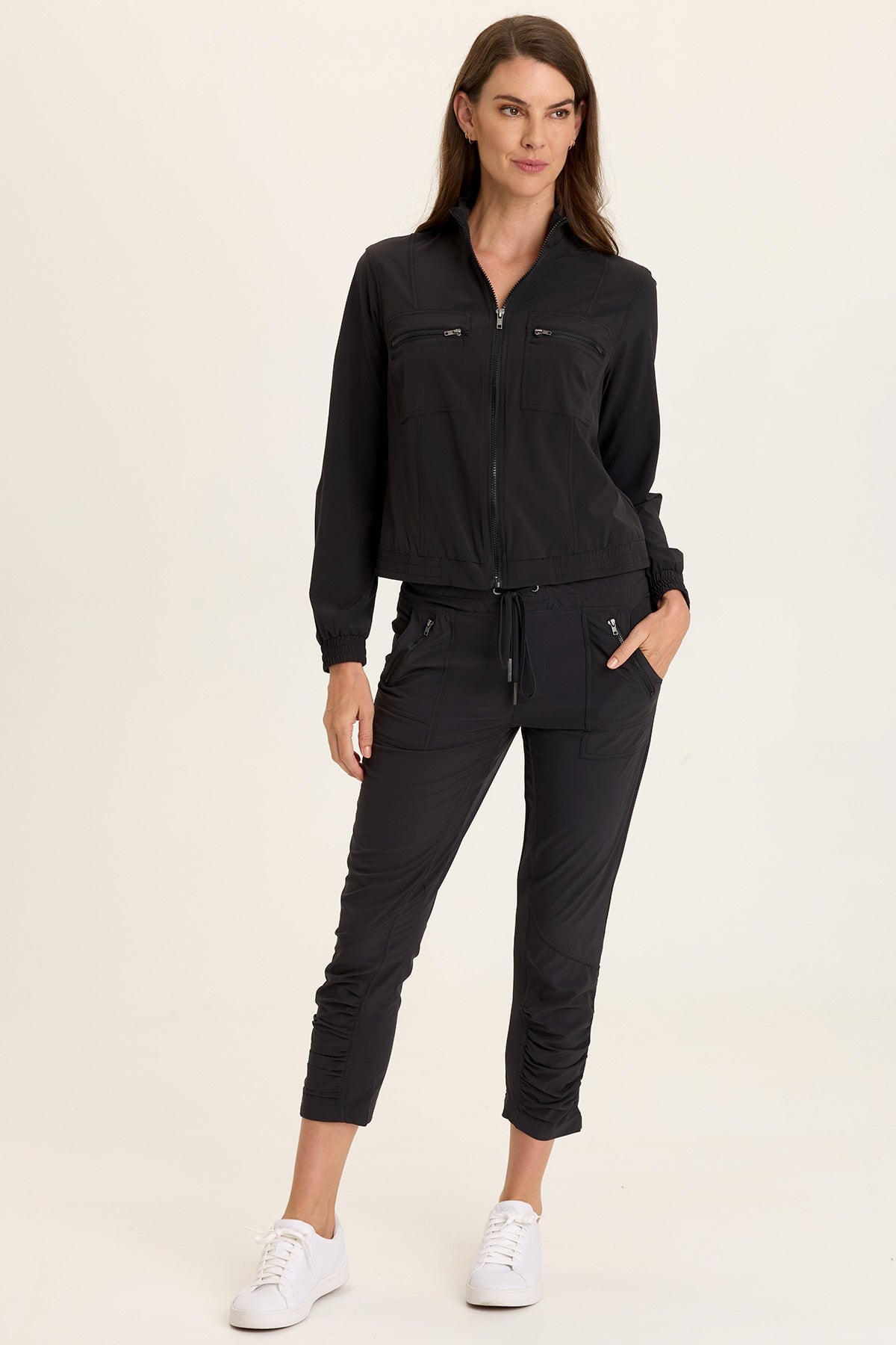 Quinn Active Ruched Bomber