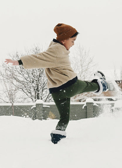 Children's Bamboo Waffle Knit Base Layer Pant - Last Chance