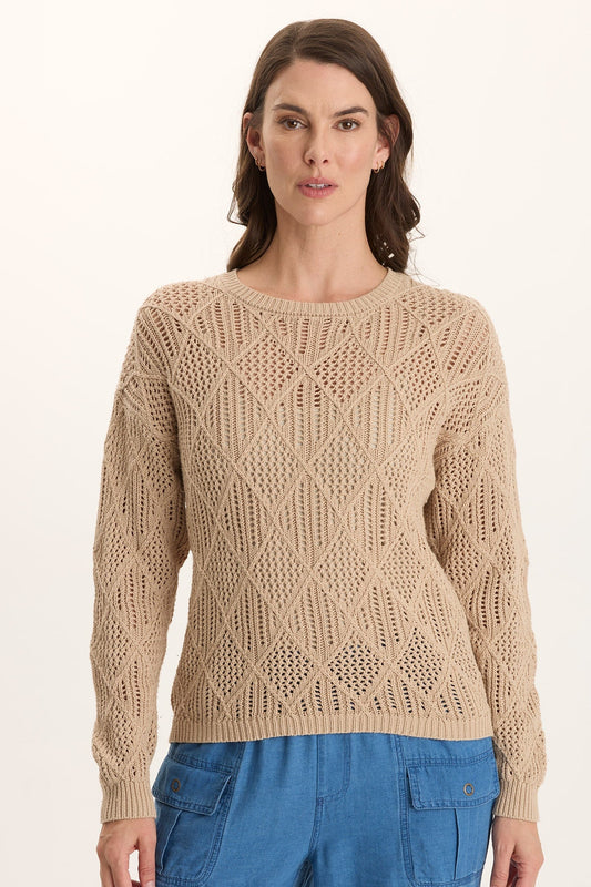 Rothwell Cotton Knit Relaxed-Fit Sweater Top