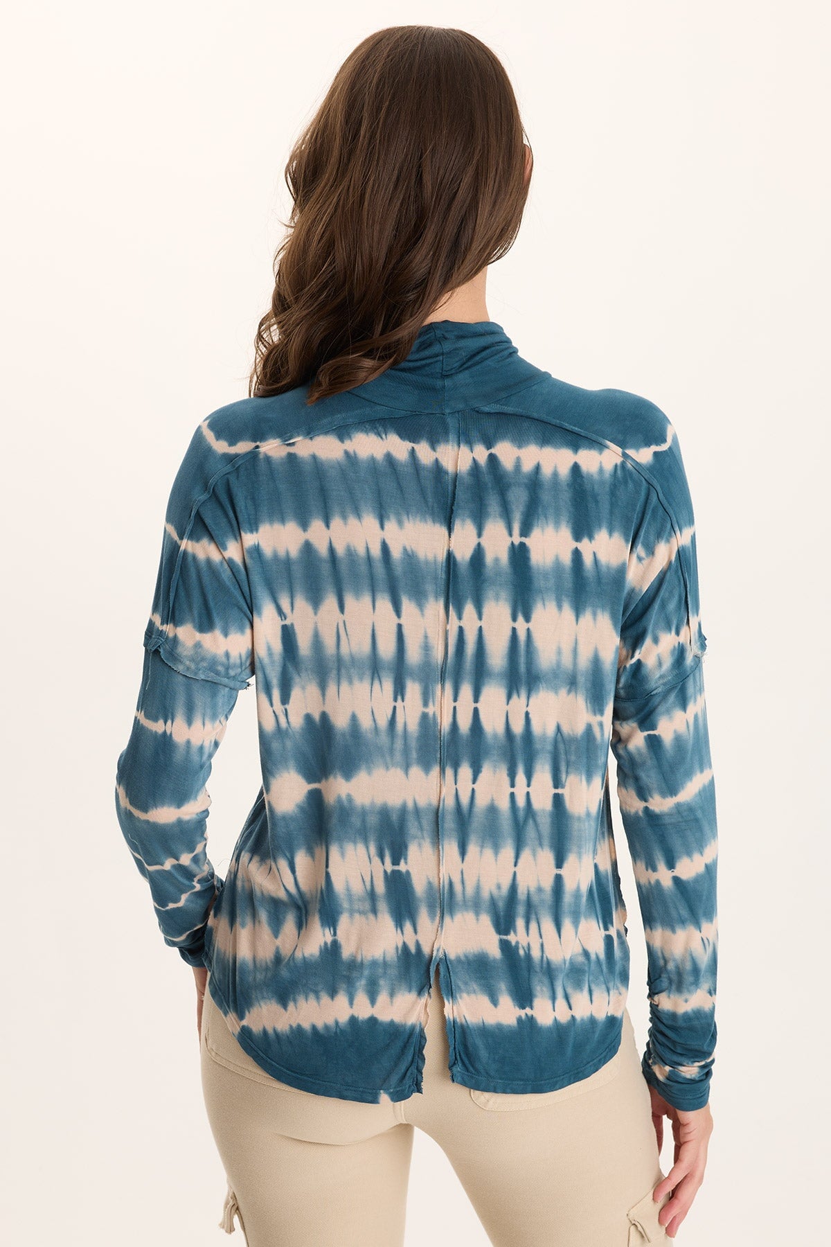 Norda Soft Stretch Jersey Mock-Neck Keyhole Top