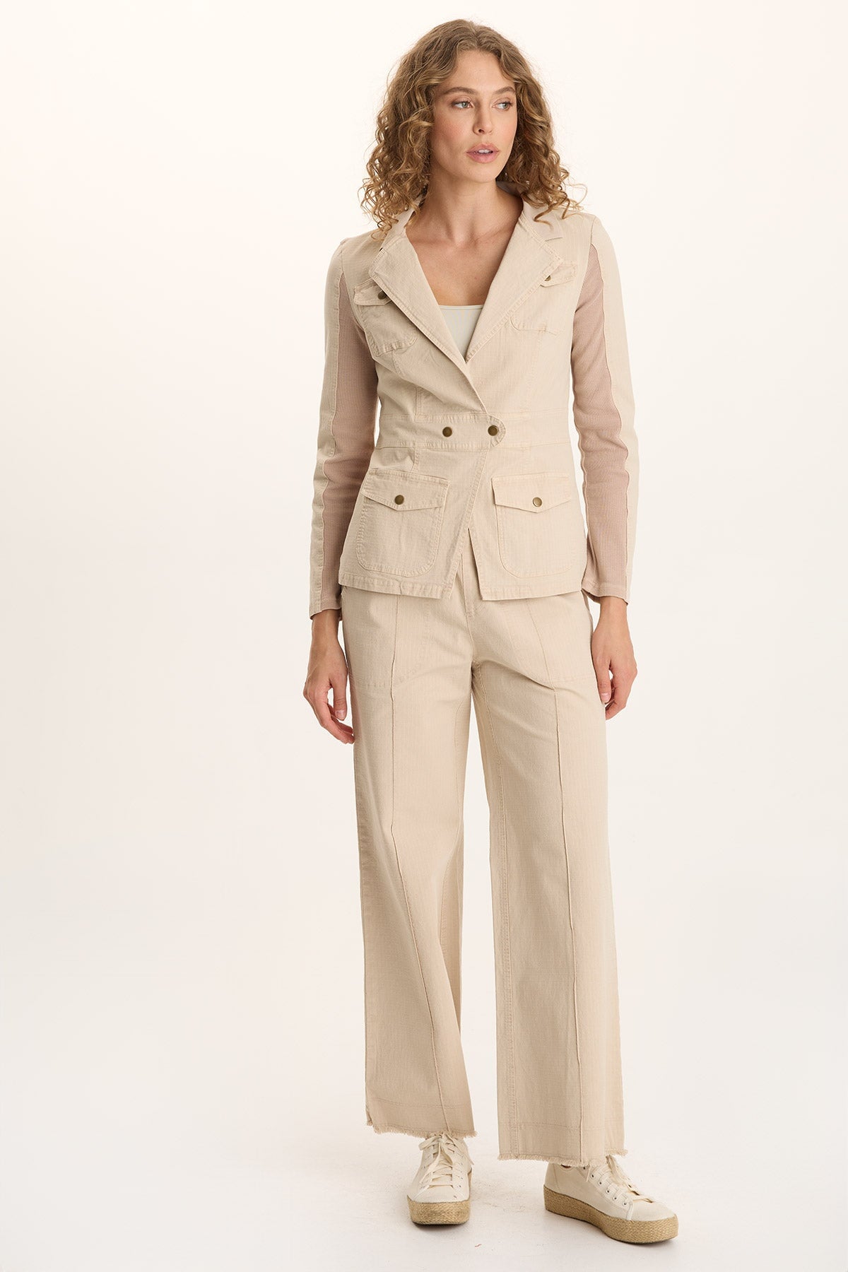Lochlyn Structured Fitted Stretch Blazer Jacket