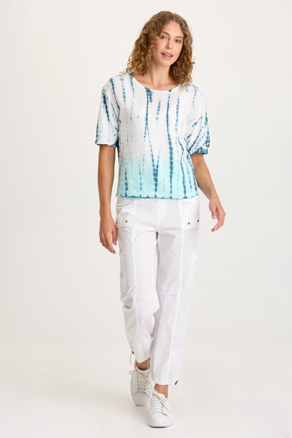 Esti Linen Short Sleeve Tee