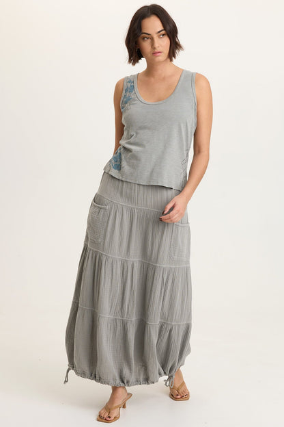 Printed Etano Jersey Tank