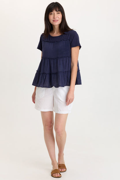 Balinda Gauze Babydoll Top