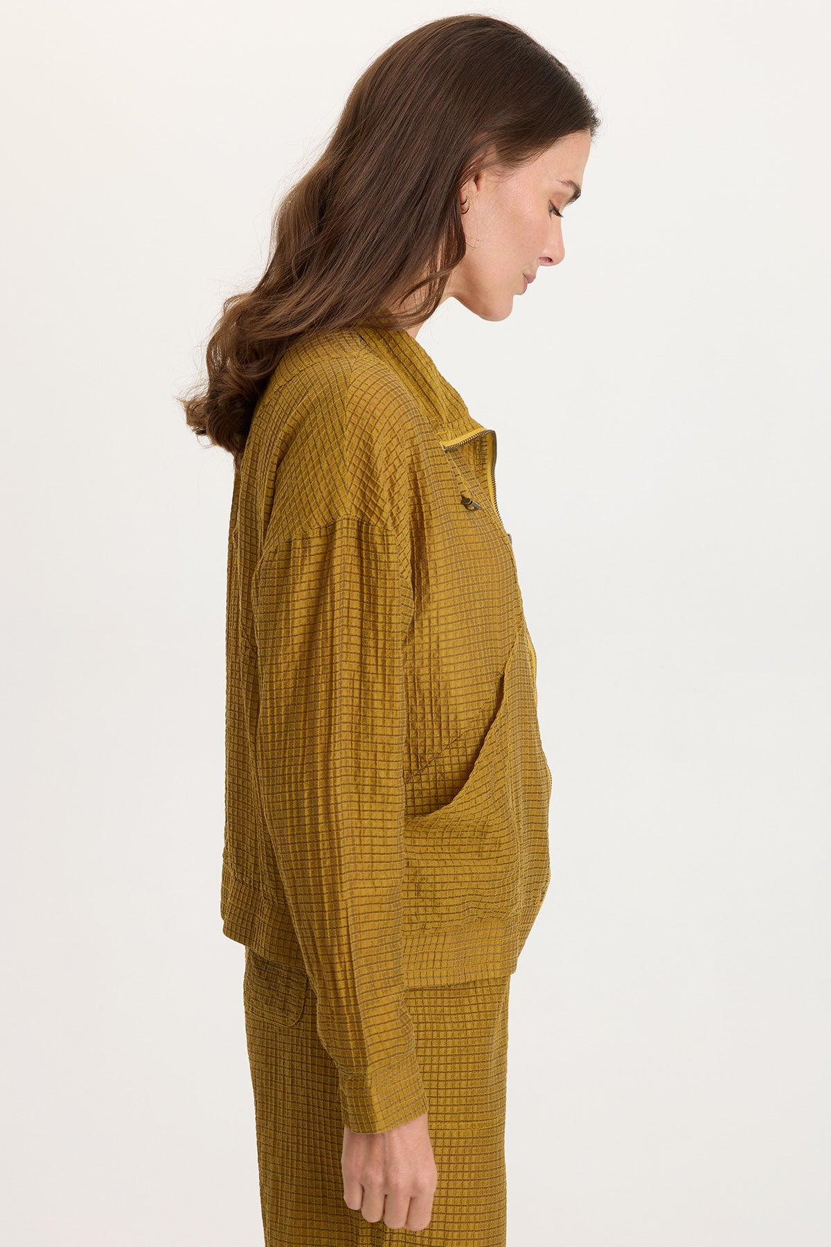 Ryker Waffle Weave Zip-Up Jacket