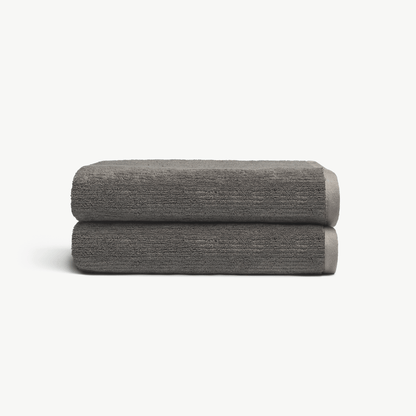 Ribbed Terry Bath Towels
