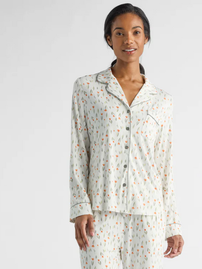 Women's Bamboo Stretch-Knit Long Sleeve Pajama Set - Last Chance
