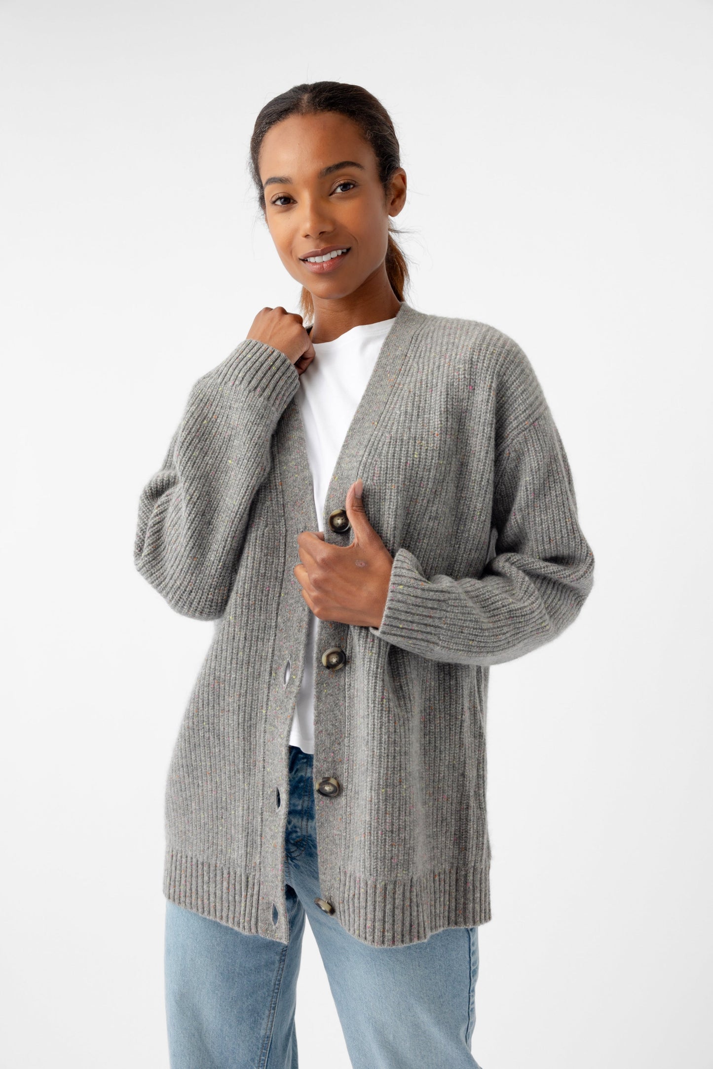 Oversized Sunday Cashmere Cardigan - Last Chance