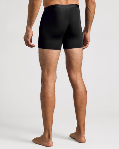 Black Boxer Briefs W/ Fly 3-Pack 2025