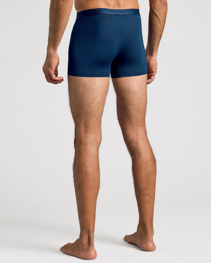 Navy Boxer Trunks W/ Fly 6-Pack