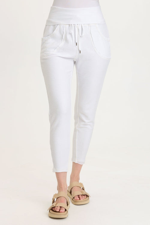 Kiefer Slim Leg Crepe Knit Pant