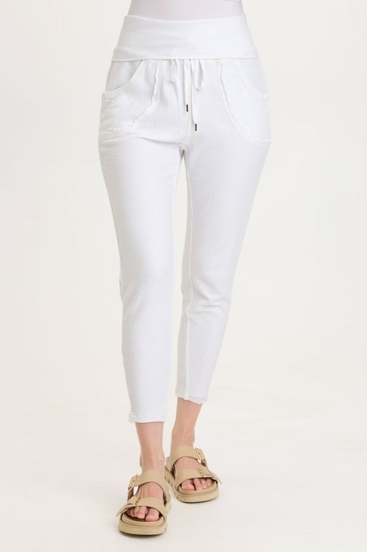 Kiefer Slim Leg Crepe Knit Pant