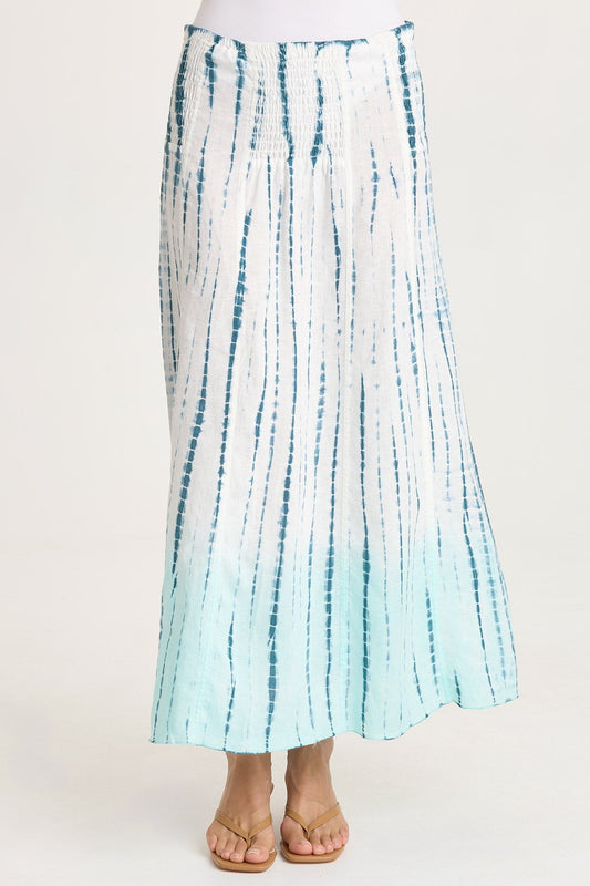 Blake Linen Smocked Skirt/Dress