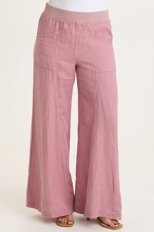 Elaine Linen Wide Leg Pant