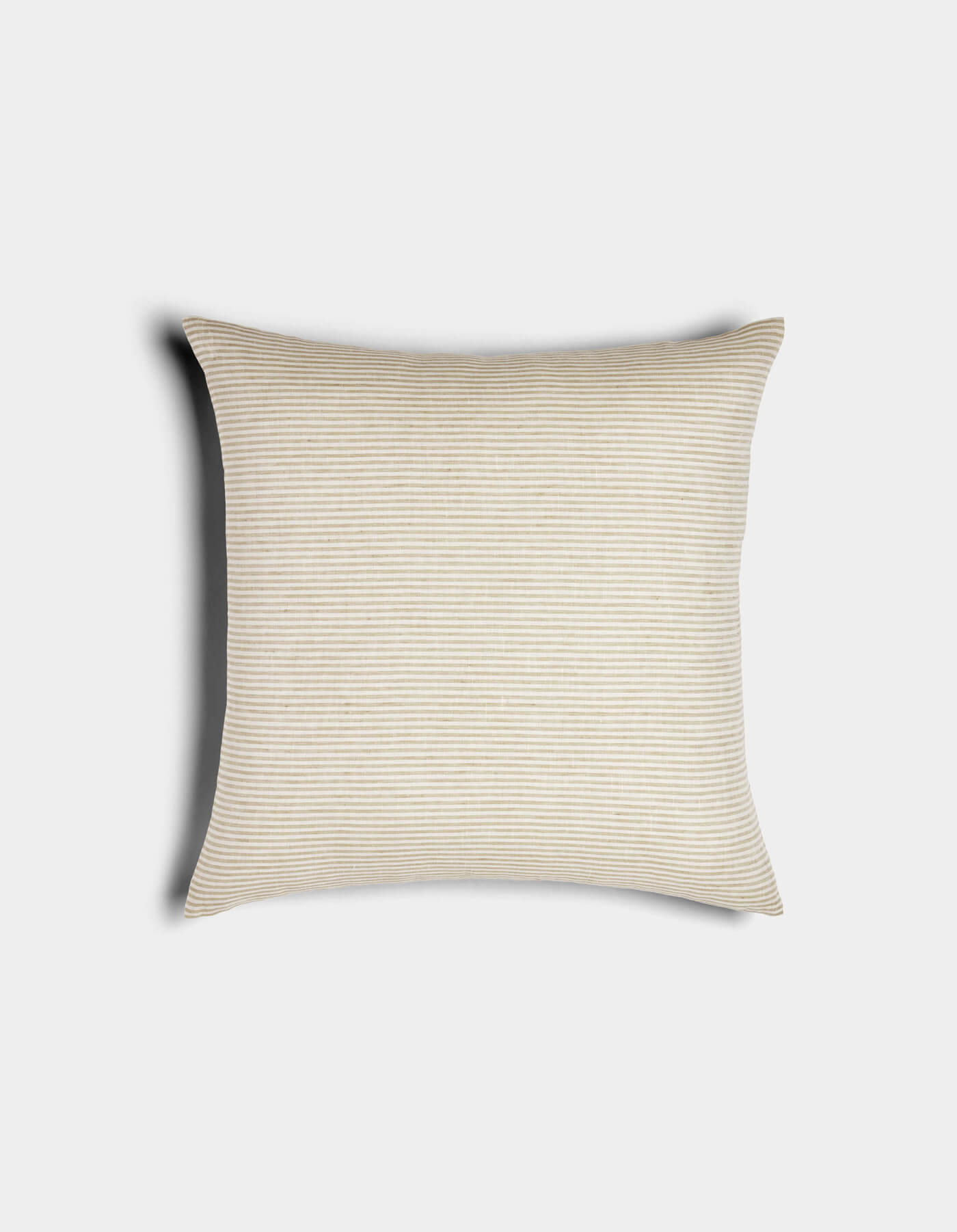 Striped Linen Throw Pillow