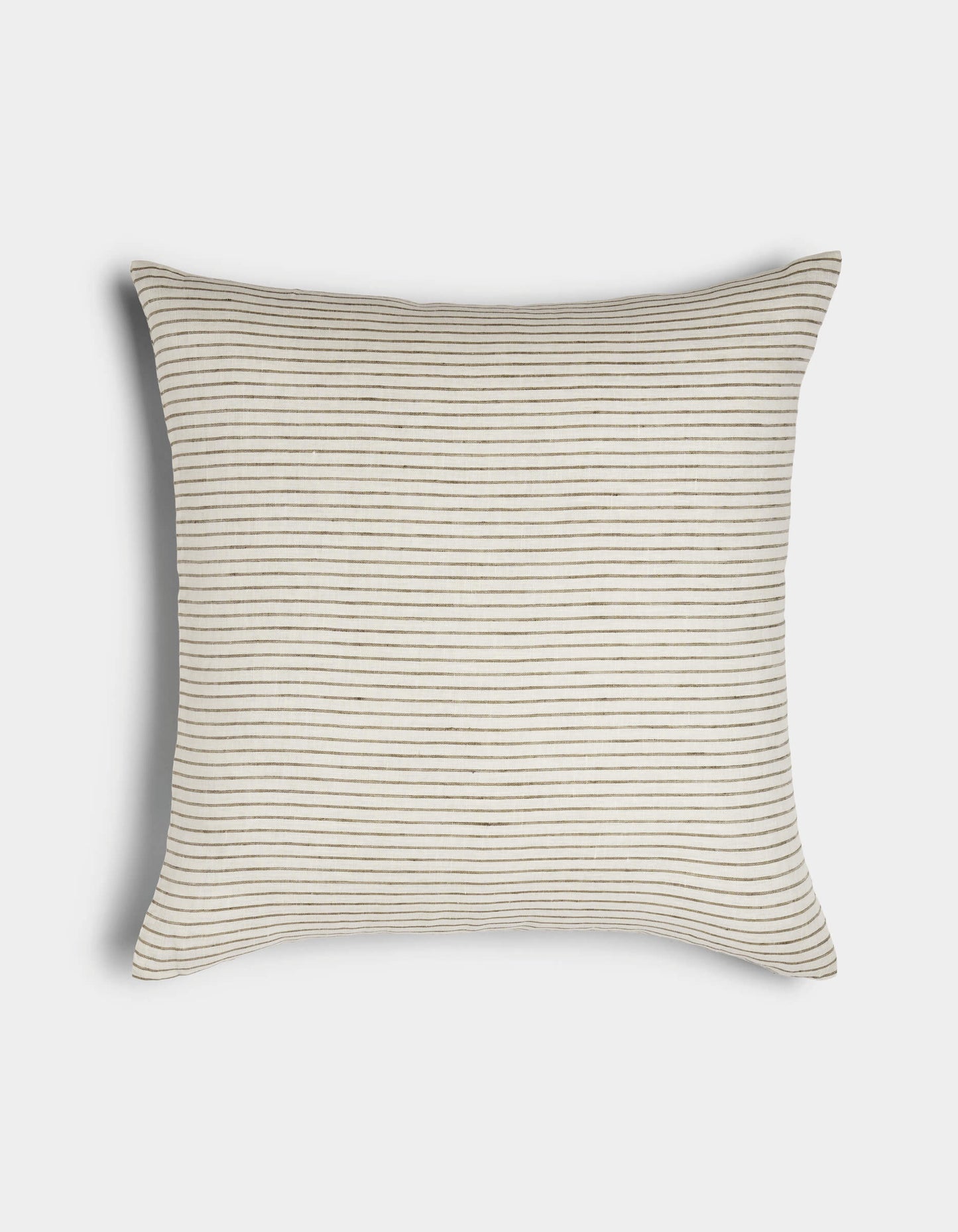 Striped Linen Throw Pillow