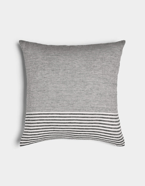 Striped Linen Throw Pillow