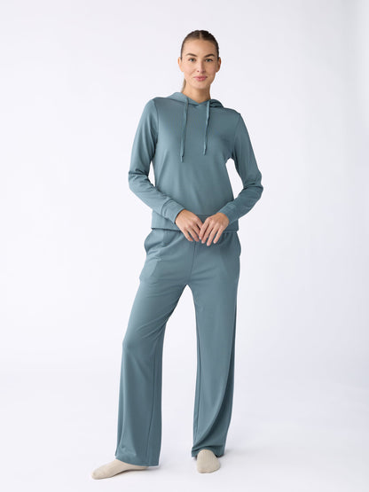 Women's Brushed Bamboo Wide Leg Pull On Pant TALL - Last Chance