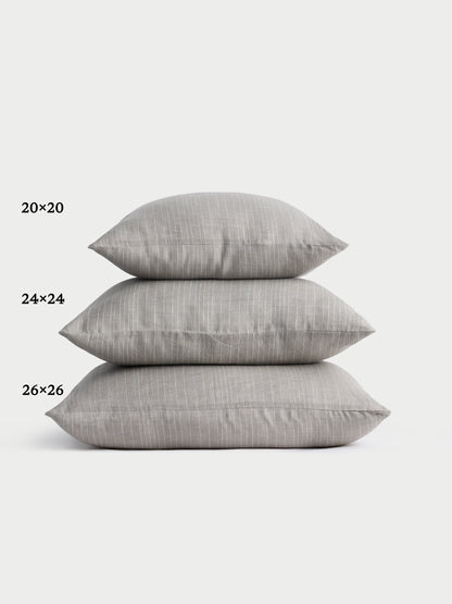 Striped Linen Throw Pillow