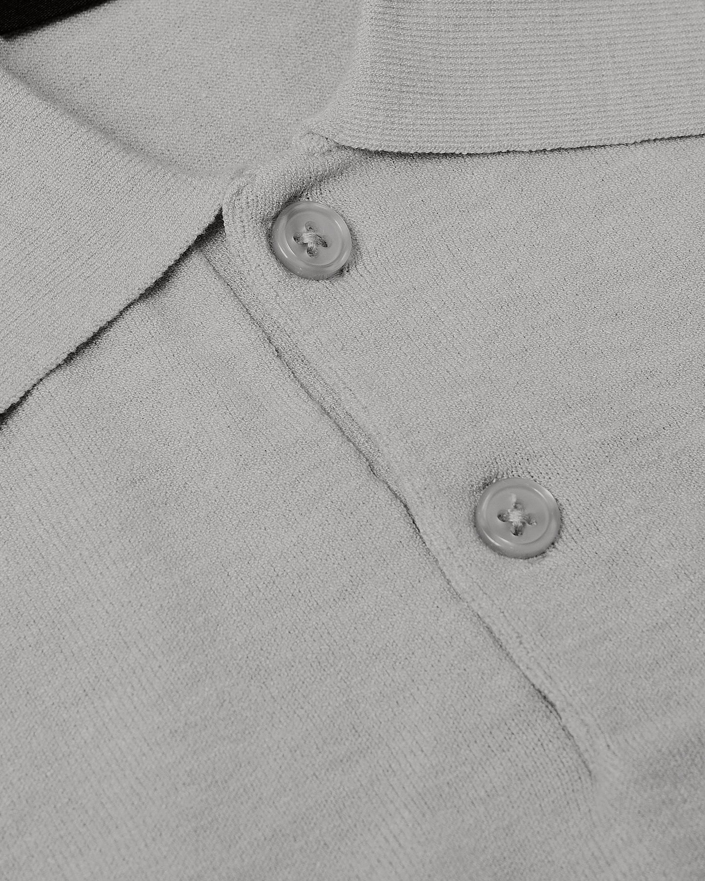 Heather Gray Dressy Polo