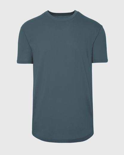 Neptune Curved Hem Classic Crew Neck