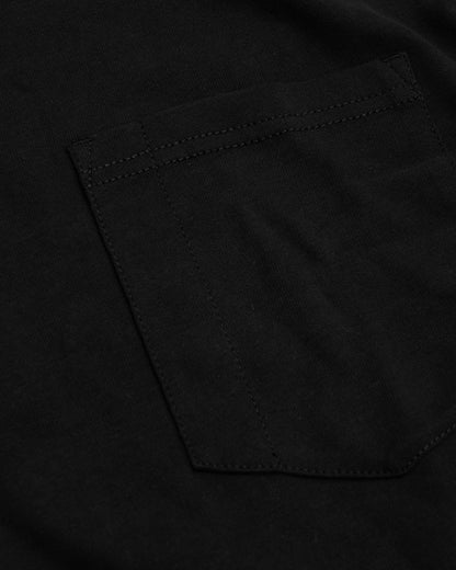 Black & Navy Tall Heavyweight Long Sleeve Pocket Crew 2-Pack