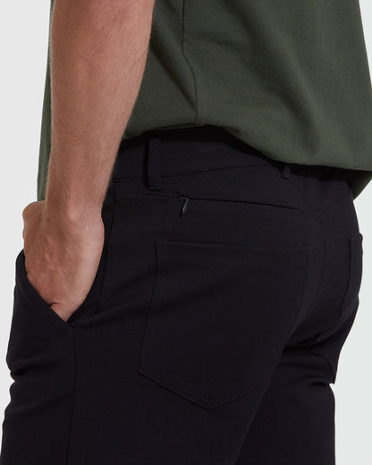 Black Commuter Short