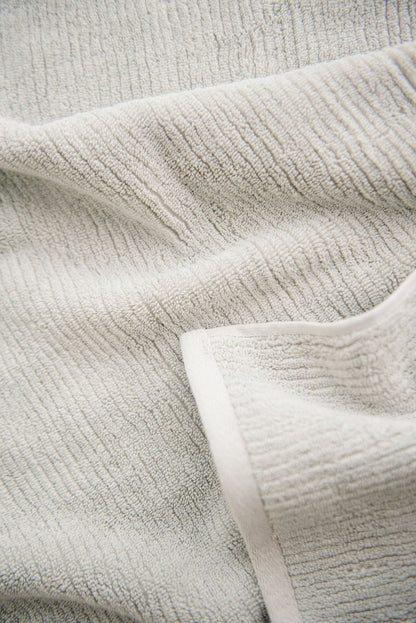 Ribbed Terry Bath Towels