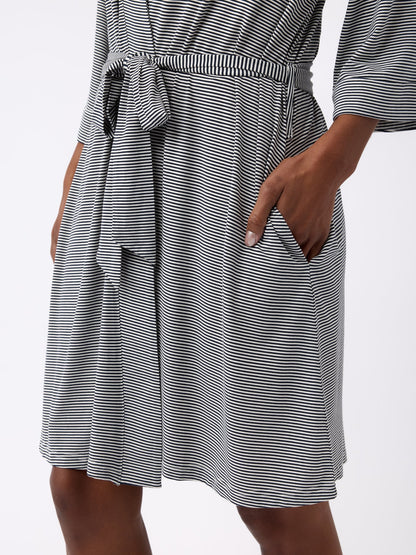 Women's Bamboo Stretch-Knit Kimono Robe