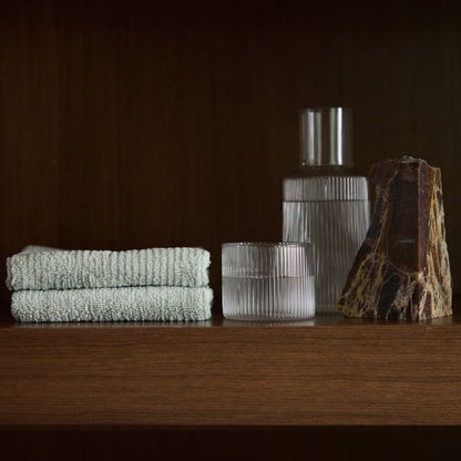 Ribbed Terry Washcloths