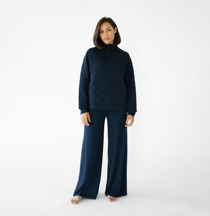 Women's Brushed Bamboo Wide Leg Pull-On Pant