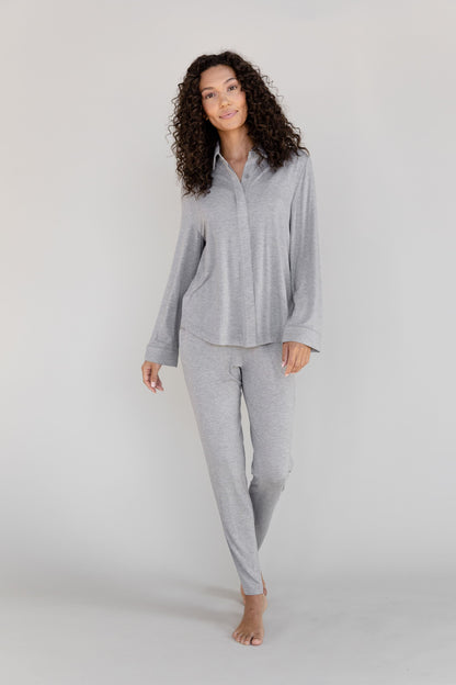 Women's Bamboo Stretch-Knit Tapered Pant
