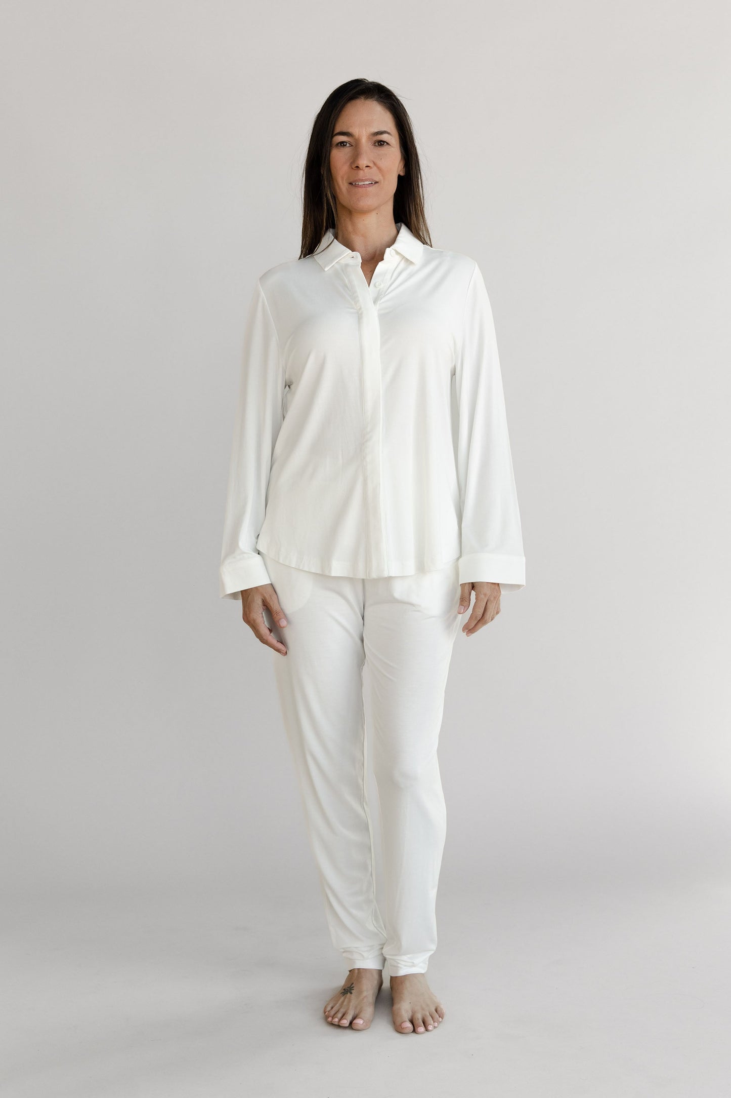 Women's Bamboo Stretch-Knit Tapered Pant