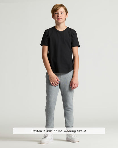 Boys' Classic Curved Hem Crew Neck 6-Pack