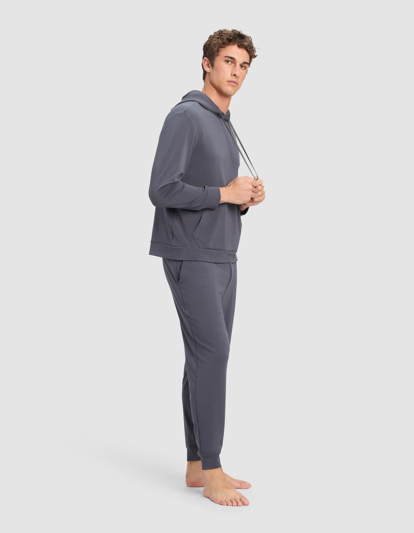 Men's Brushed Bamboo Hoodie & Jogger Set