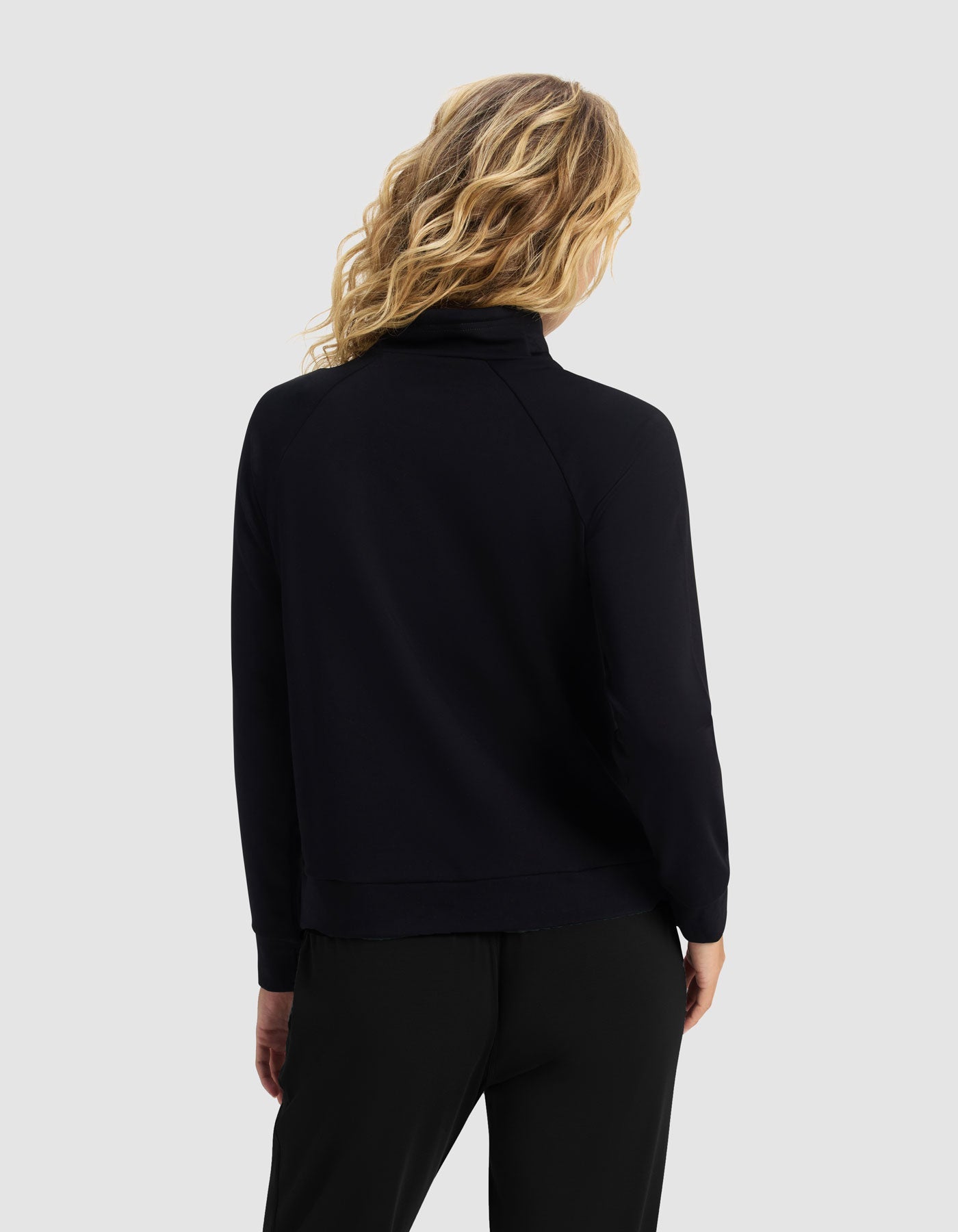 Women's Brushed Bamboo Mock Neck & Jogger Set