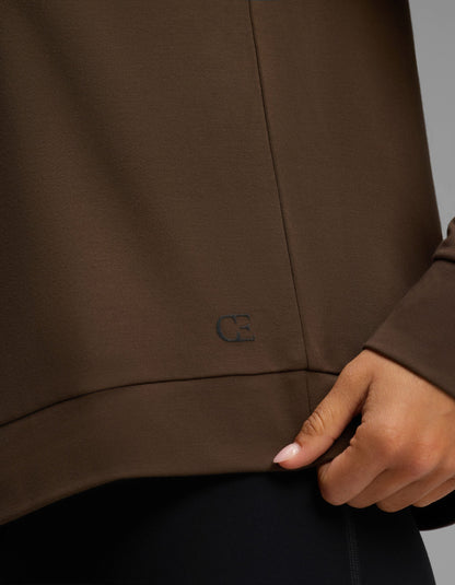 Women's Brushed Bamboo Pullover Crew