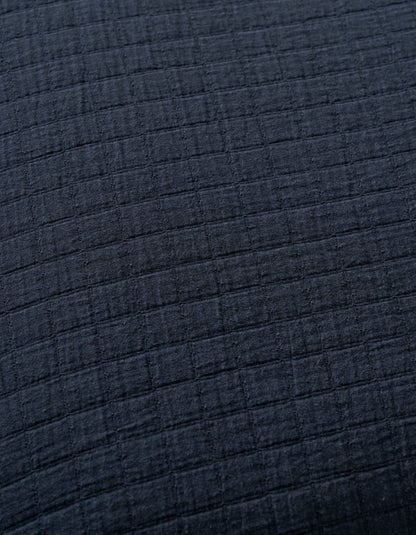 Waterfront Grid Matelasse Blanket