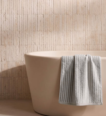 Ribbed Terry Bath Towel Set