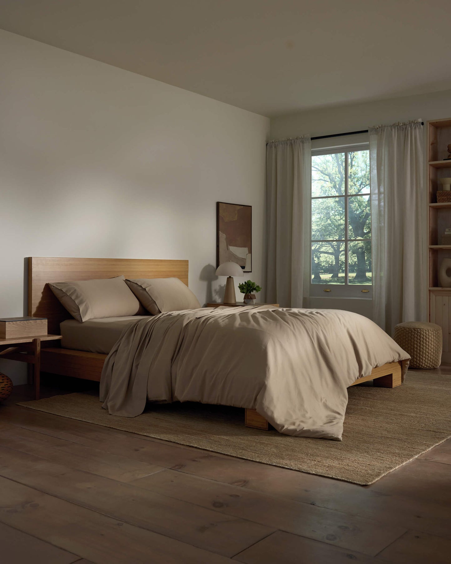 Soft-Wash Cotton Bedding Deluxe Bundle - Silk