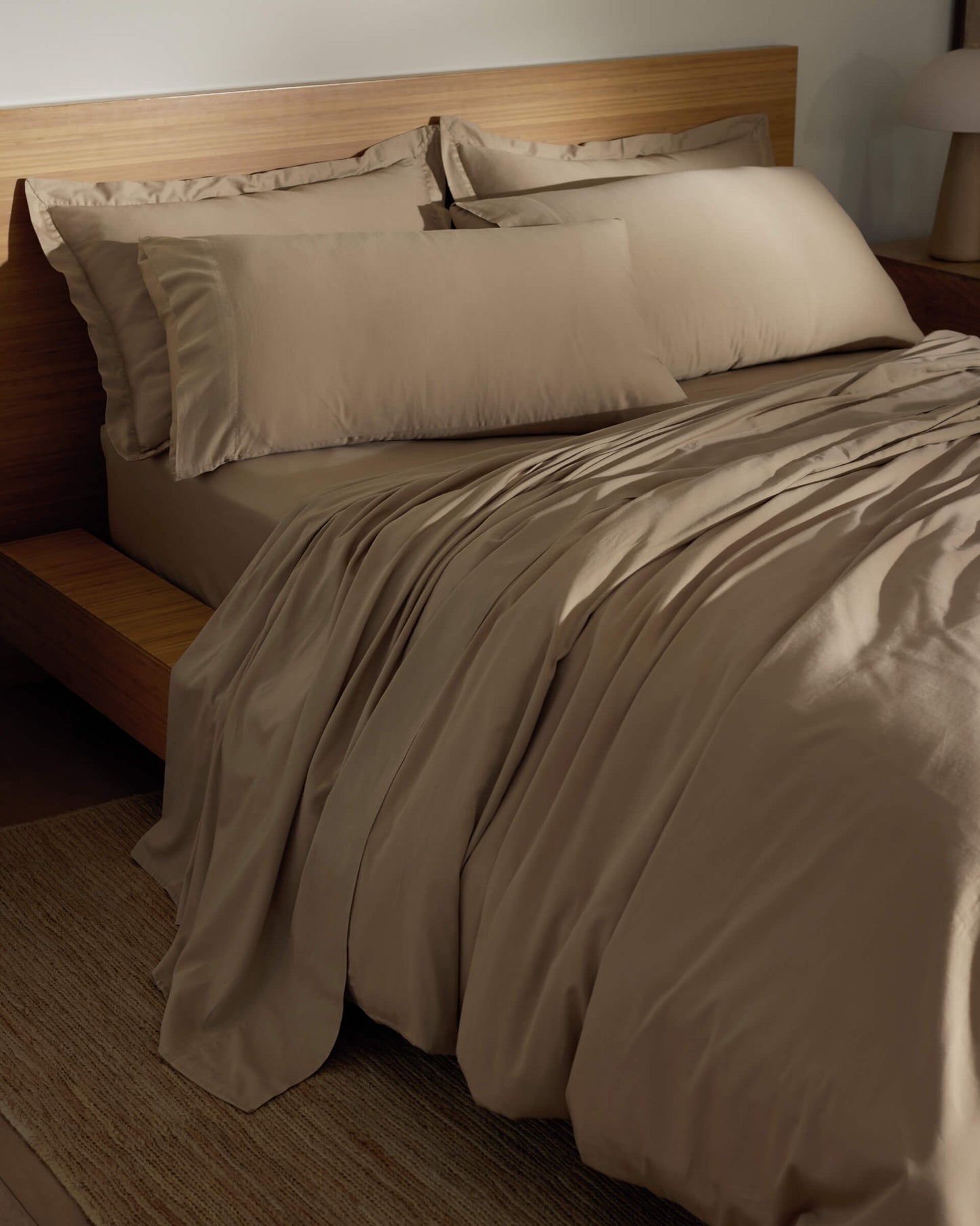 Soft-Wash Cotton Bedding Deluxe Bundle - Silk