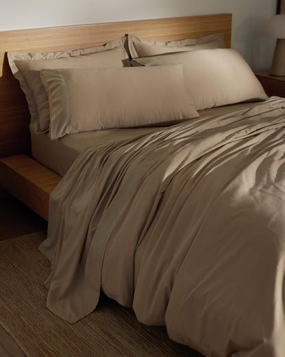 Soft-Wash Cotton Bedding Deluxe Bundle - Silk