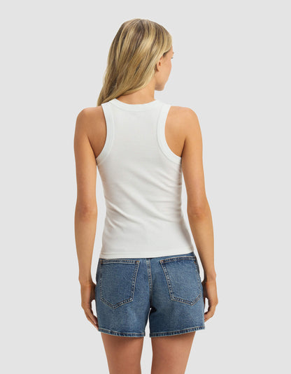 Women's Fine Ribbed Tank