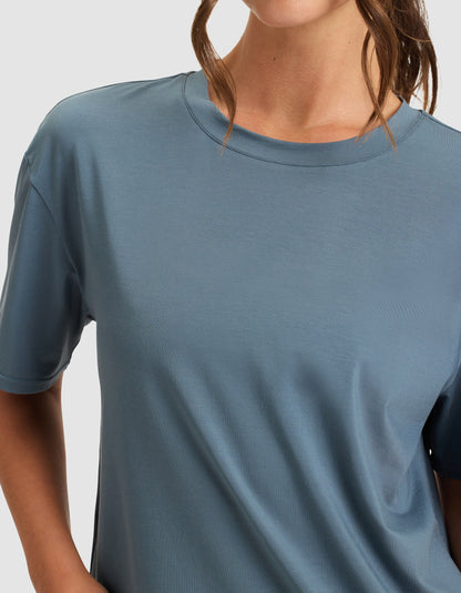 Women's First Layer Pajama Short Sleeve Tee & Pant Set