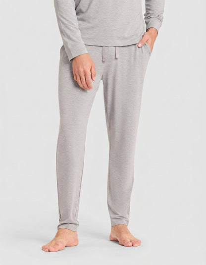 Men's Bamboo Stretch-Knit Long Sleeve Pajama Set