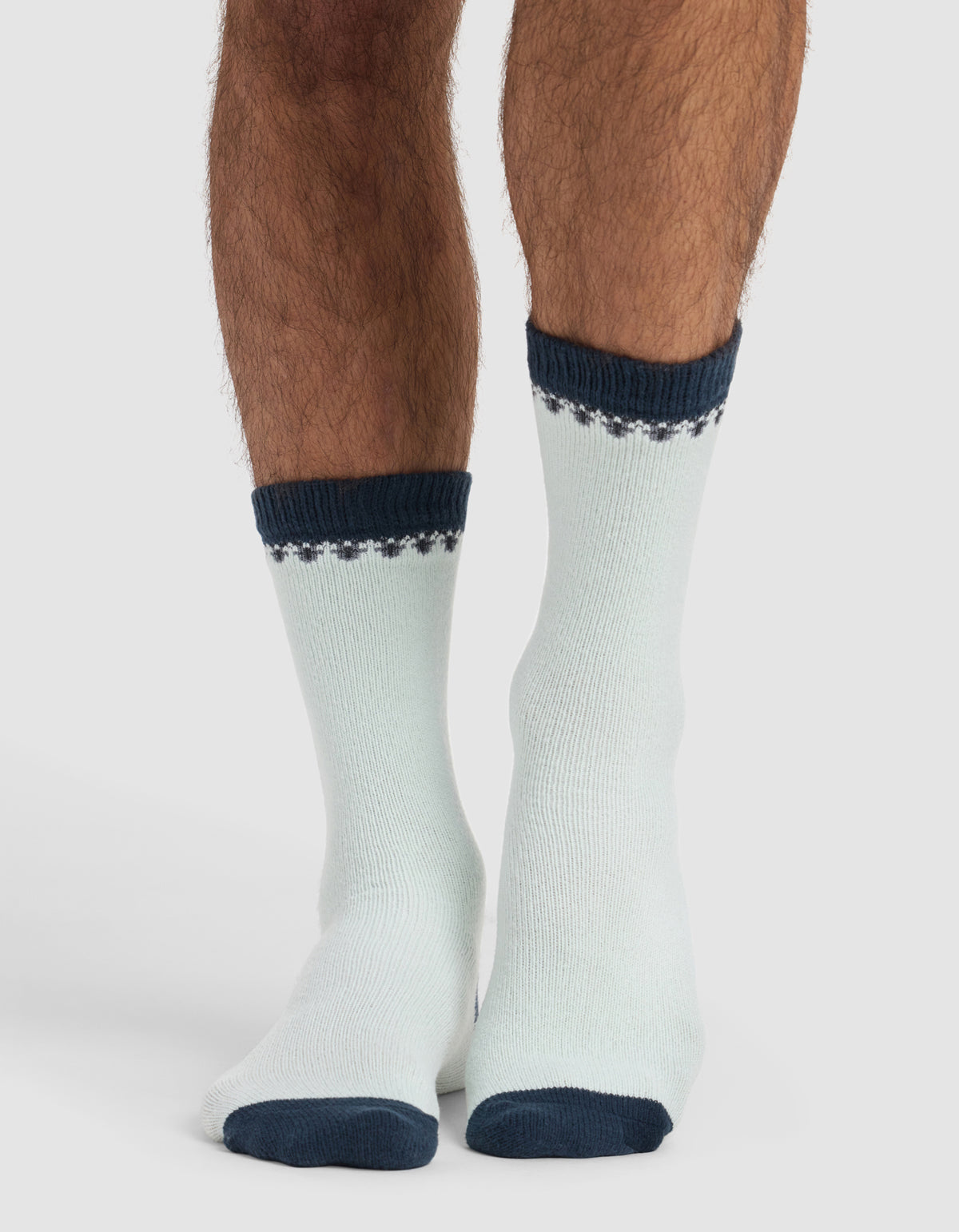 Mistletoe Plush Lounge Calf Sock - Last Chance