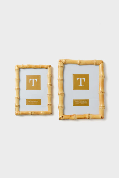 4x6 Blonde Natural Bamboo Finish Photo Frame