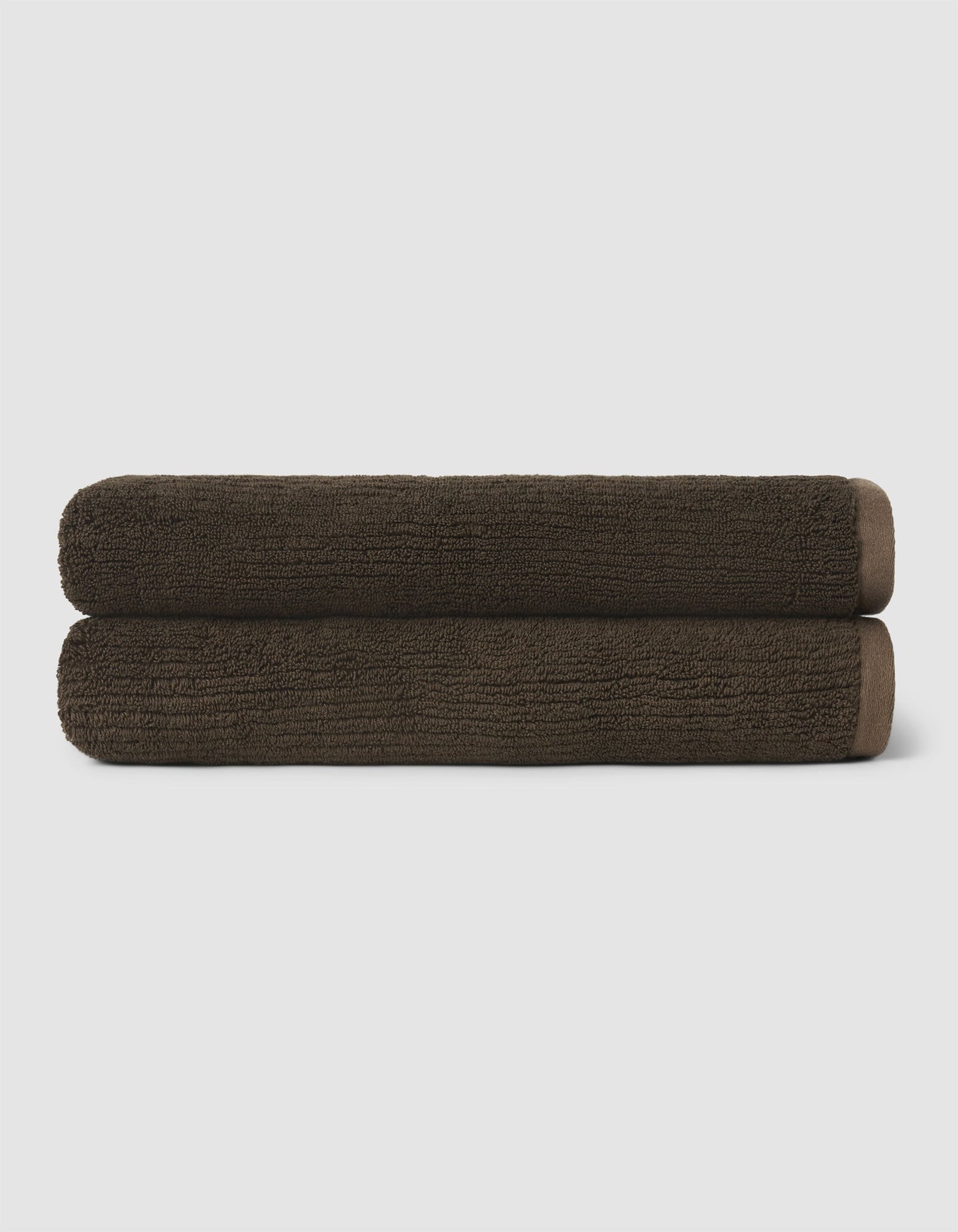 Ribbed Terry Bath Towel Set