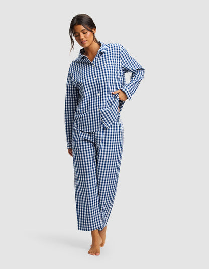 Women's Sutton Long Sleeve Cropped Pajama Set