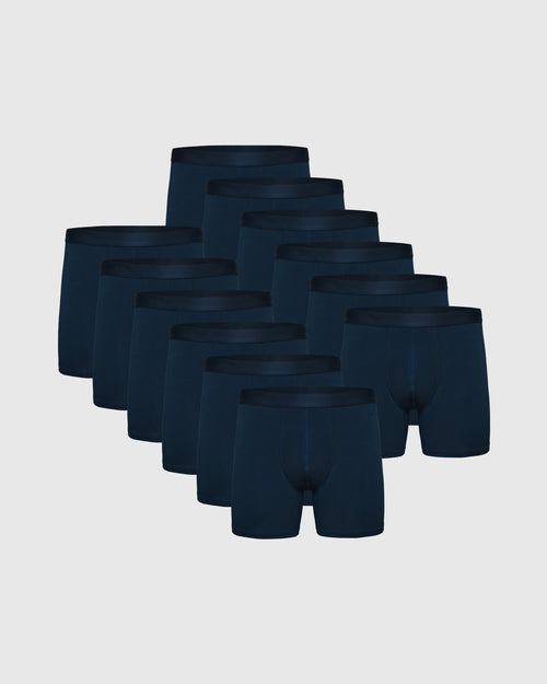 Navy Boxer Briefs 12-Pack